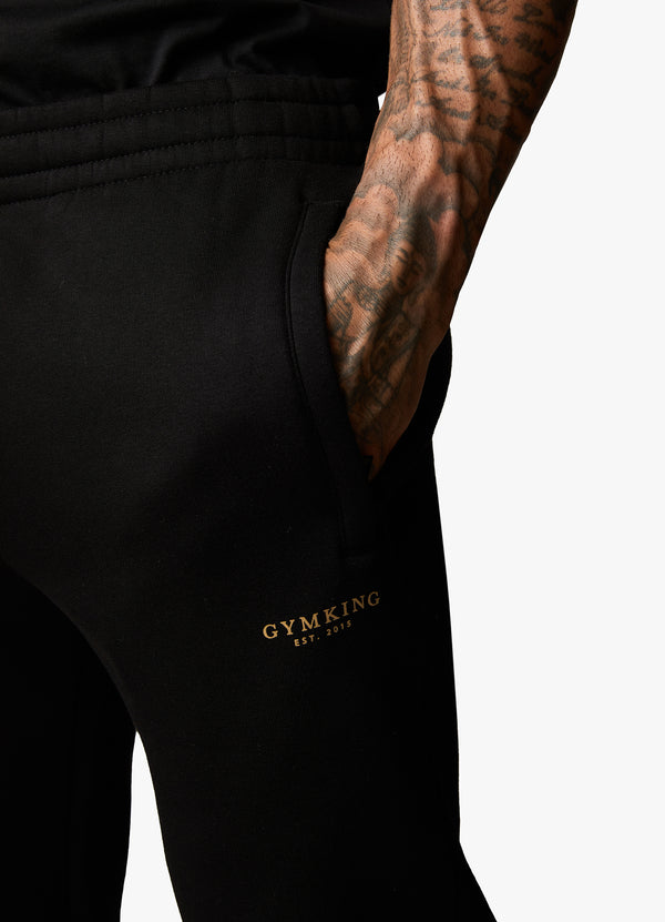 Gym King Established Jogger - Black/Gold