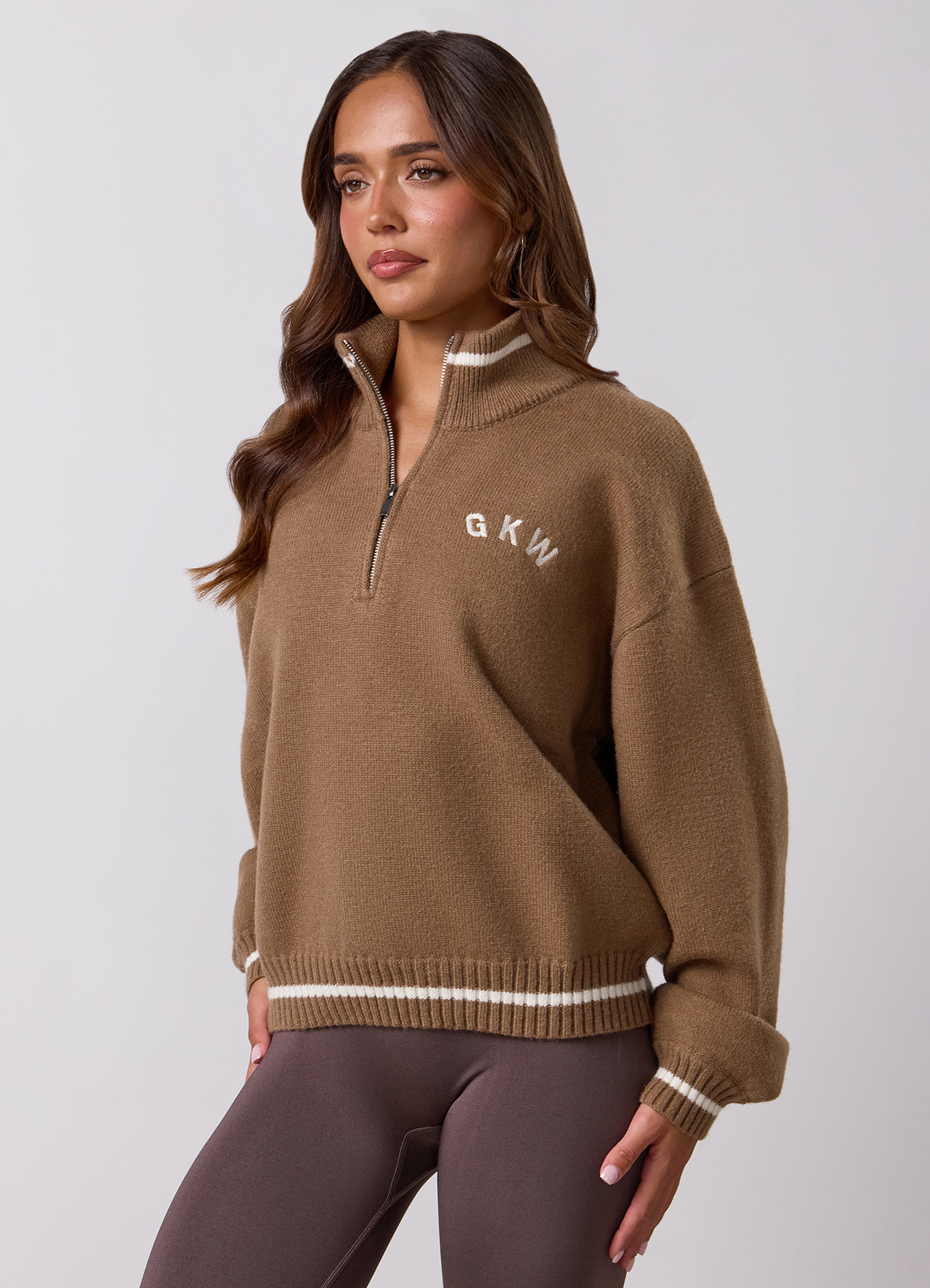 Gym King Evoke Knitted Funnel - Caramel