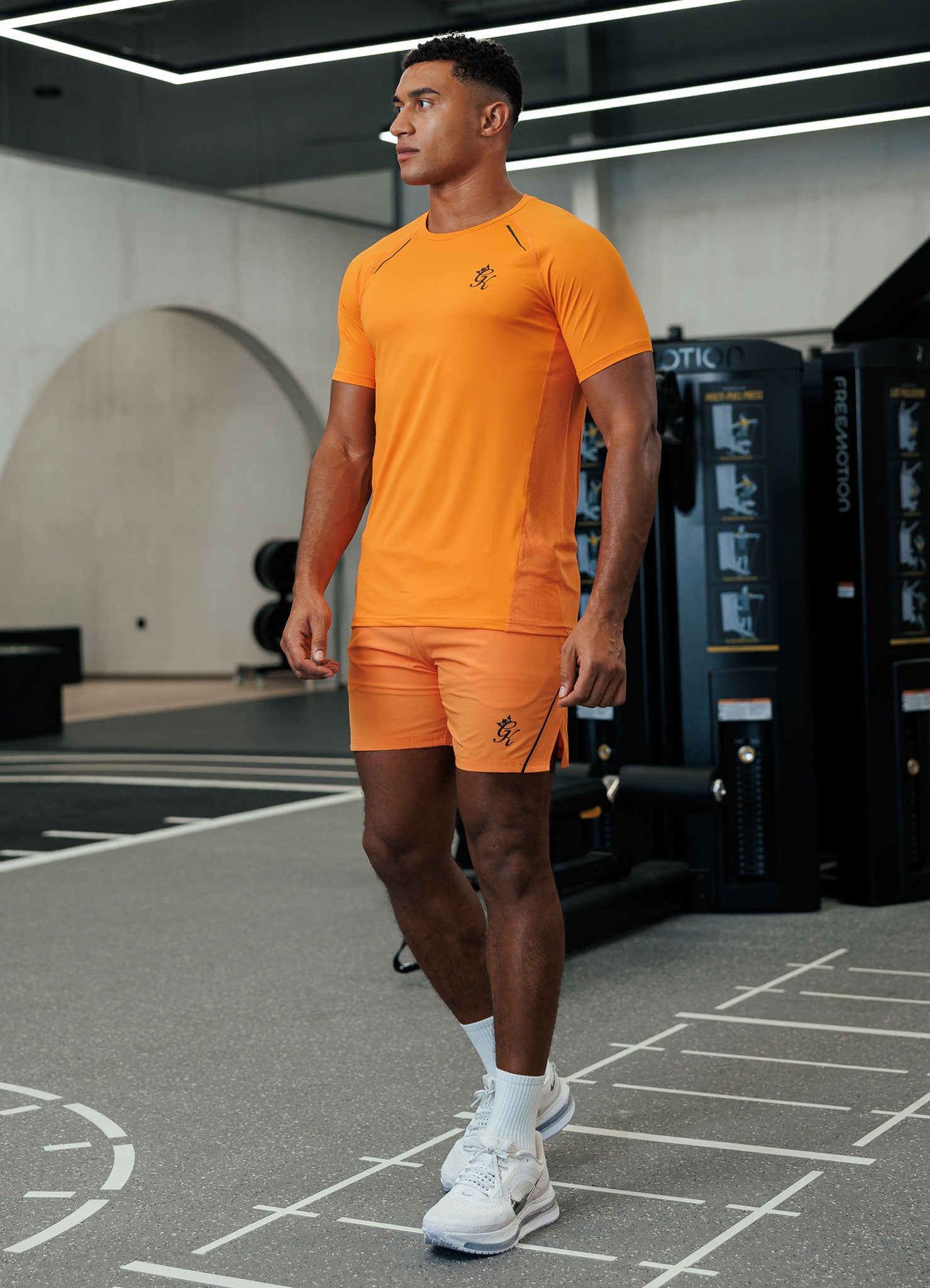 Gym King Flex 2.0 Tee - Amber/Black