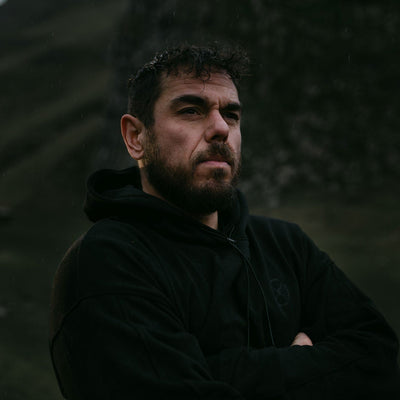 Gym King Stoic Esja Loopback Hoodie - Volcanic Black