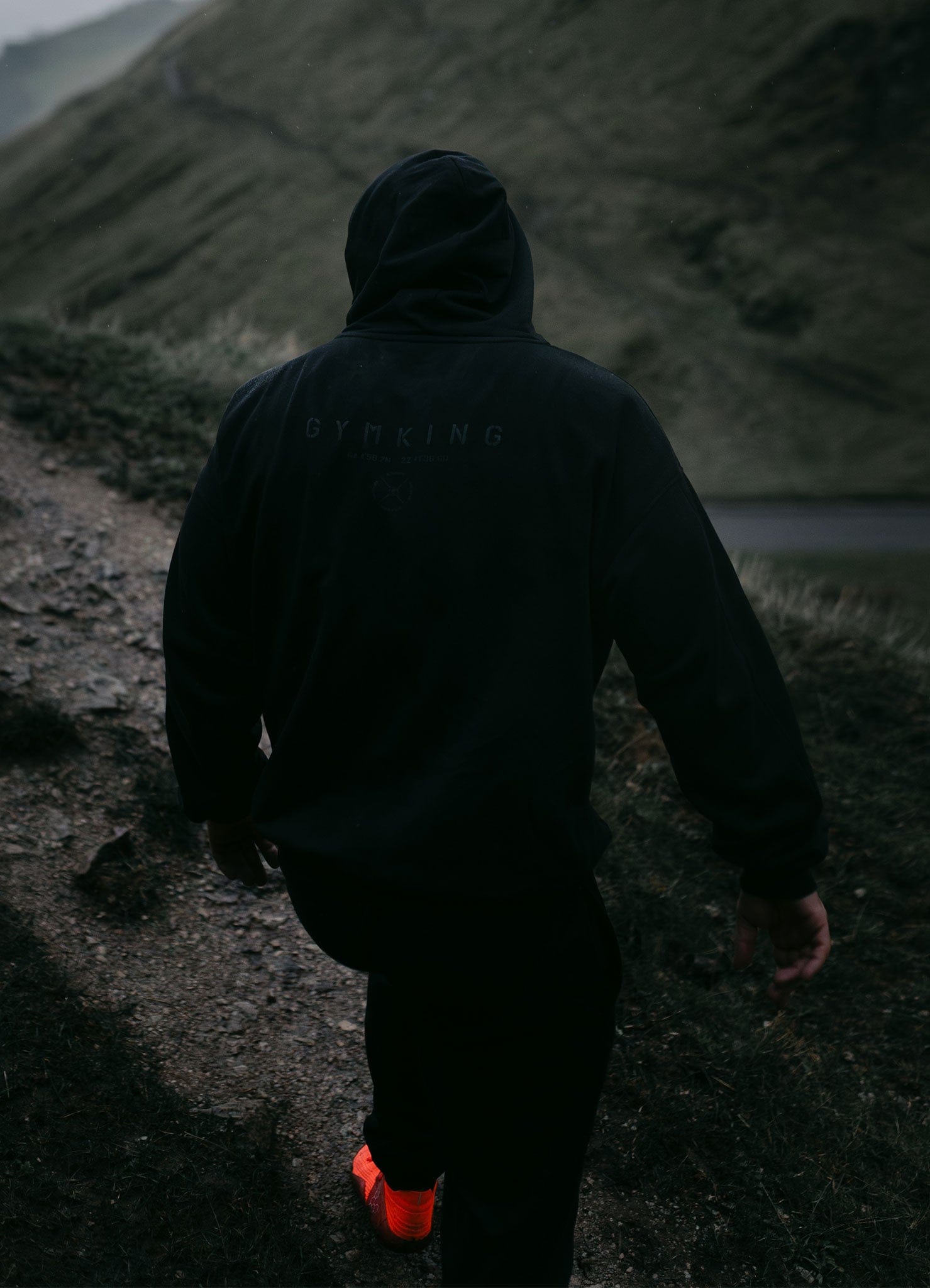 Gym King Stoic Esja Loopback Hoodie - Volcanic Black