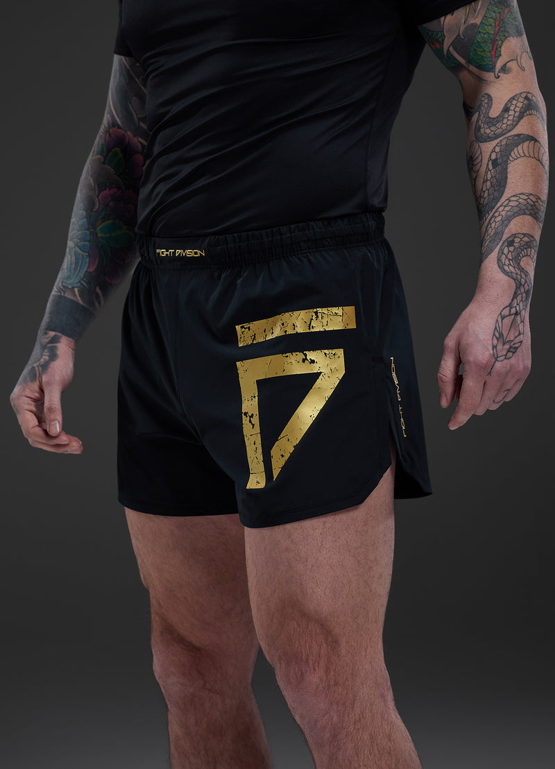 Gym King Fight Division Combat 5" Short - Black