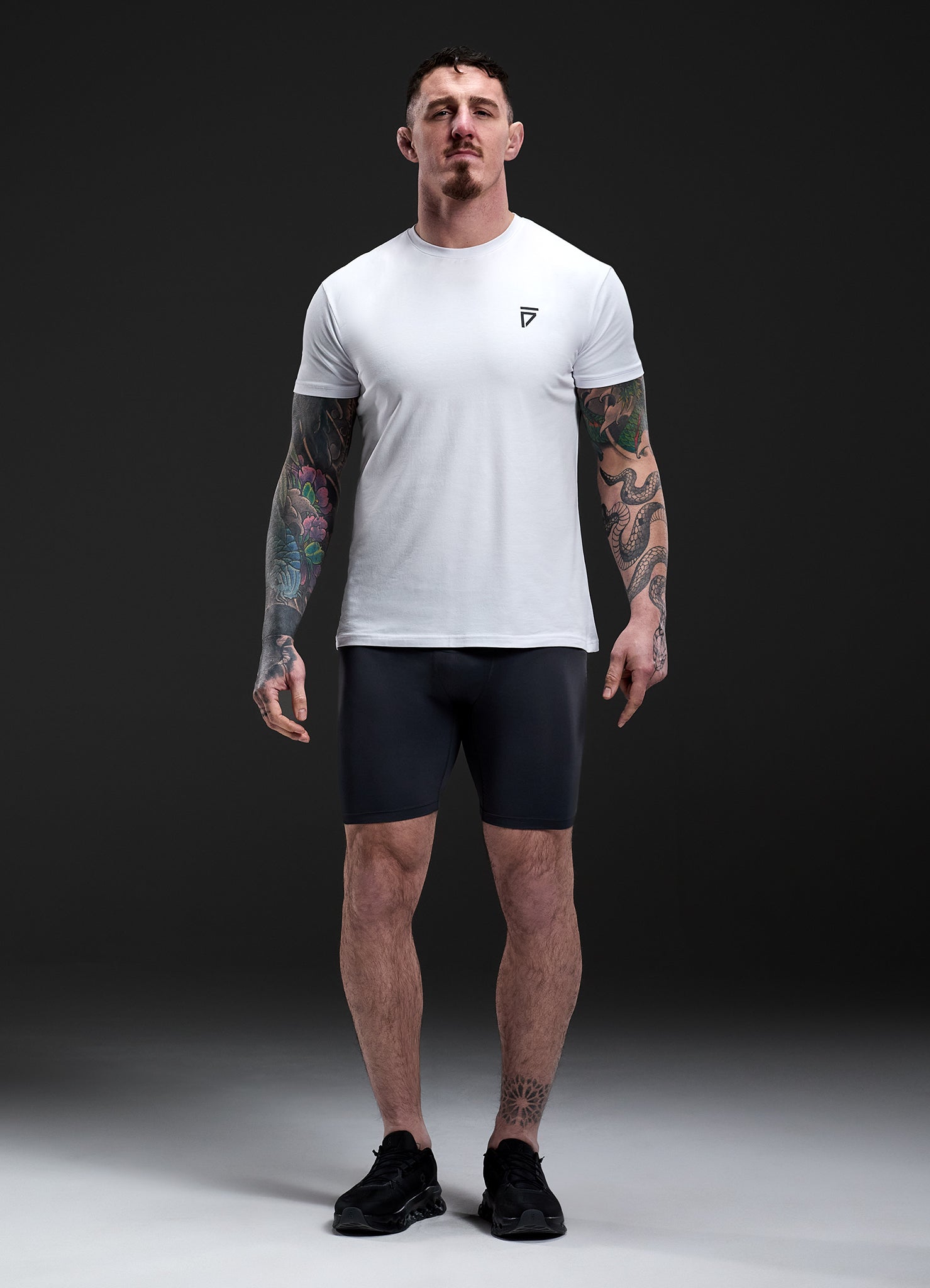 Gym King Fight Division Combat Compression Short - Graphite