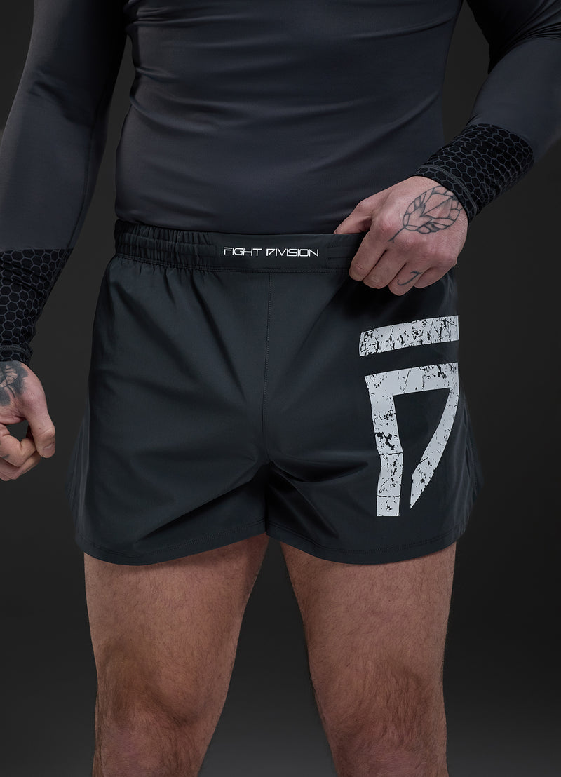 Gym King Fight Division Combat 5" Short - Graphite