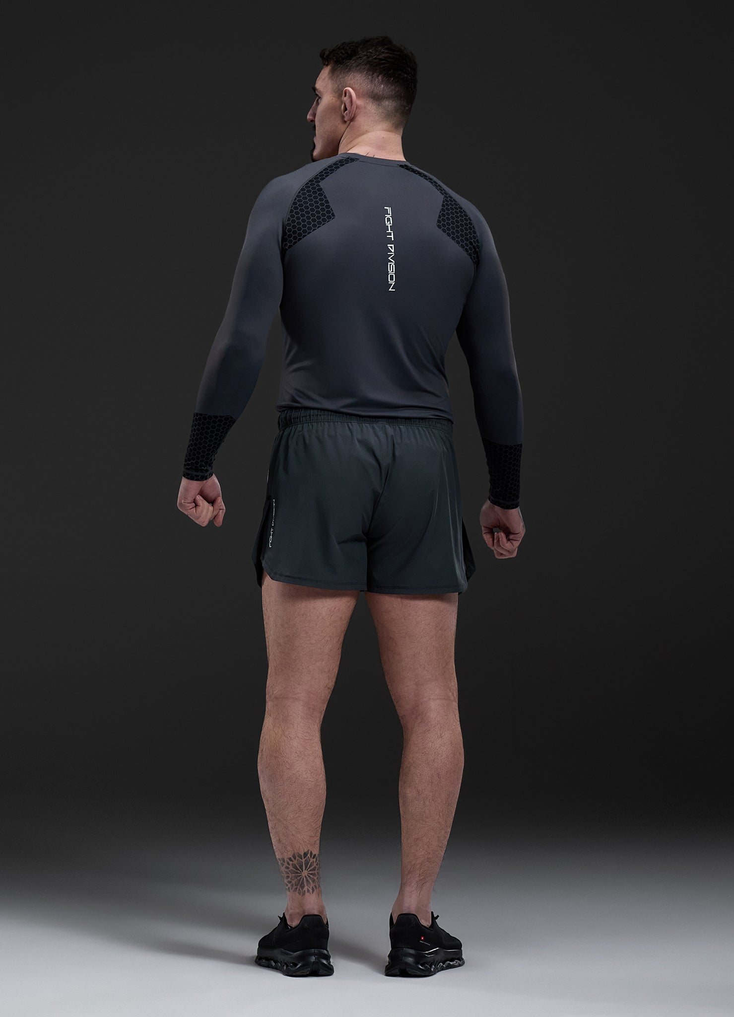 Gym King Fight Division Combat 5" Short - Graphite