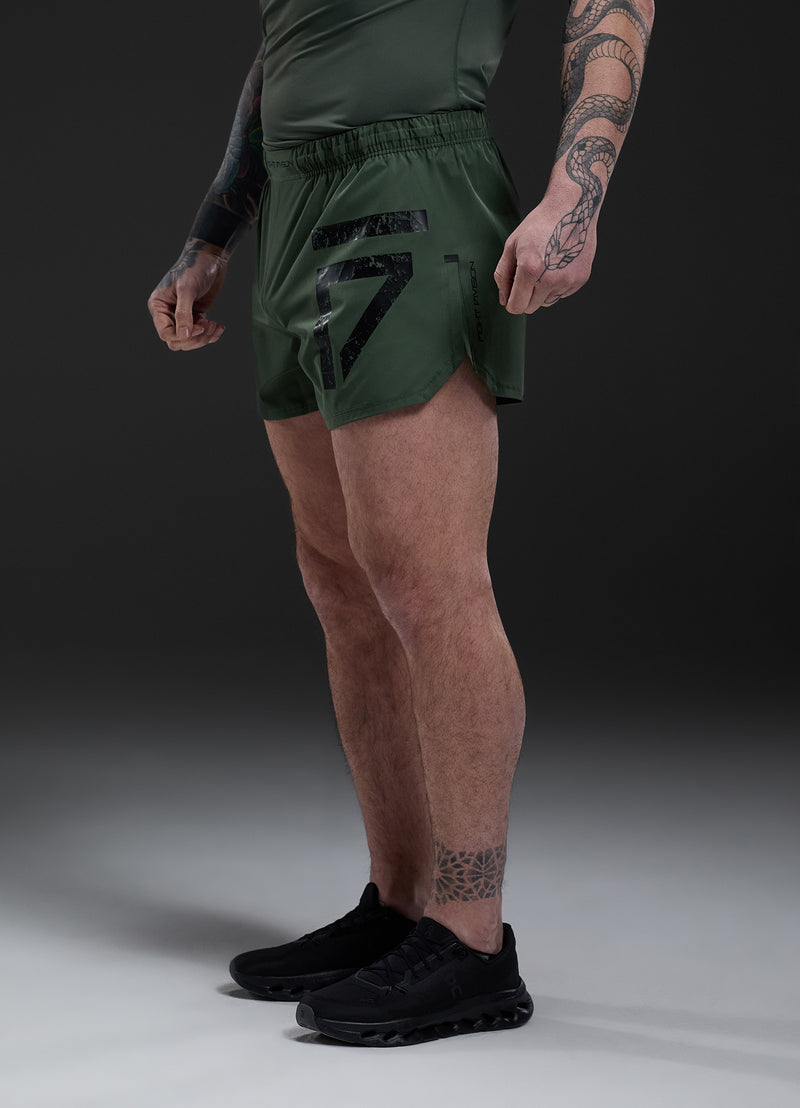 Gym King Fight Division Combat 5" Short - Deep Olive