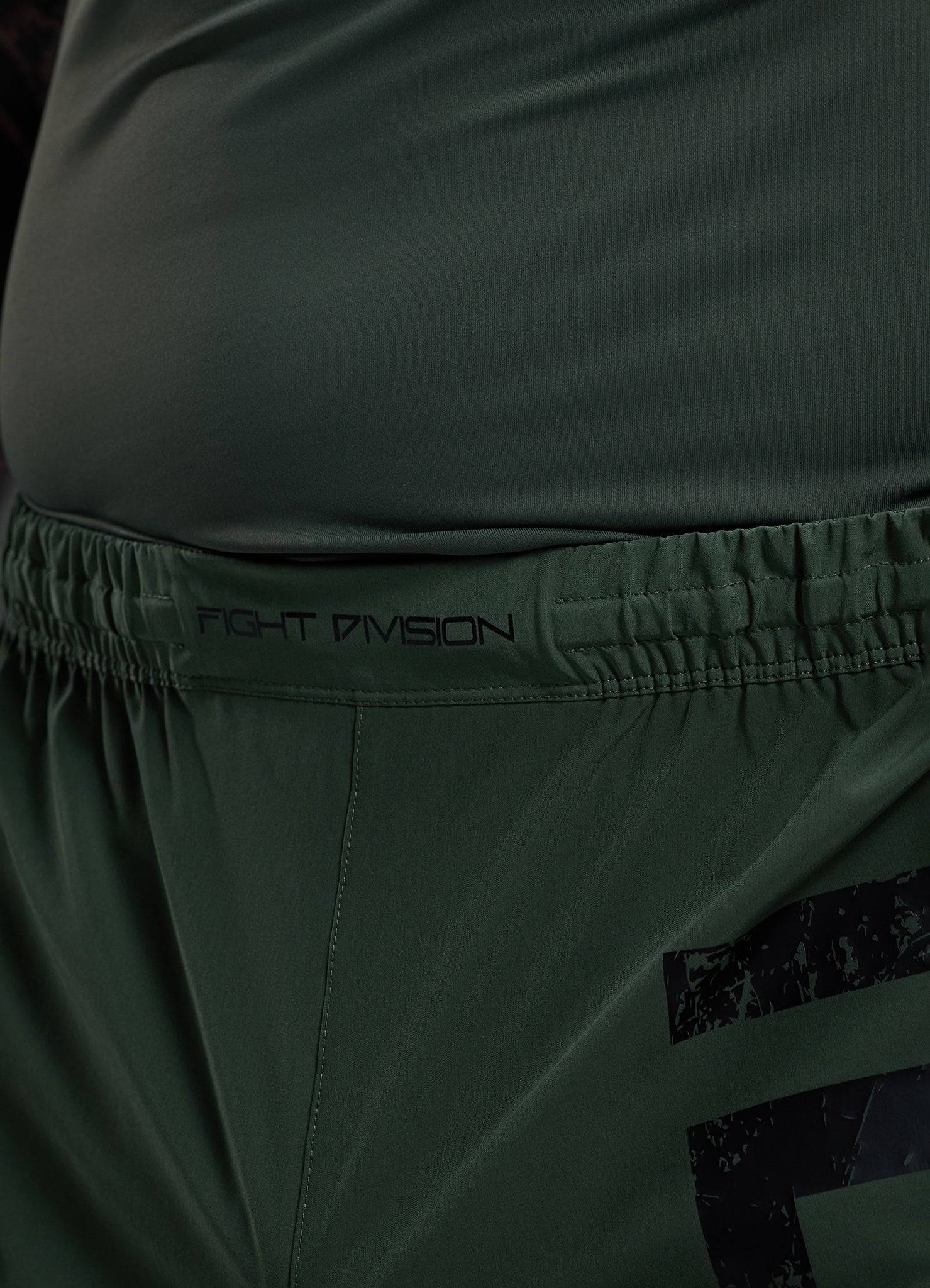Gym King Fight Division Combat 5" Short - Deep Olive