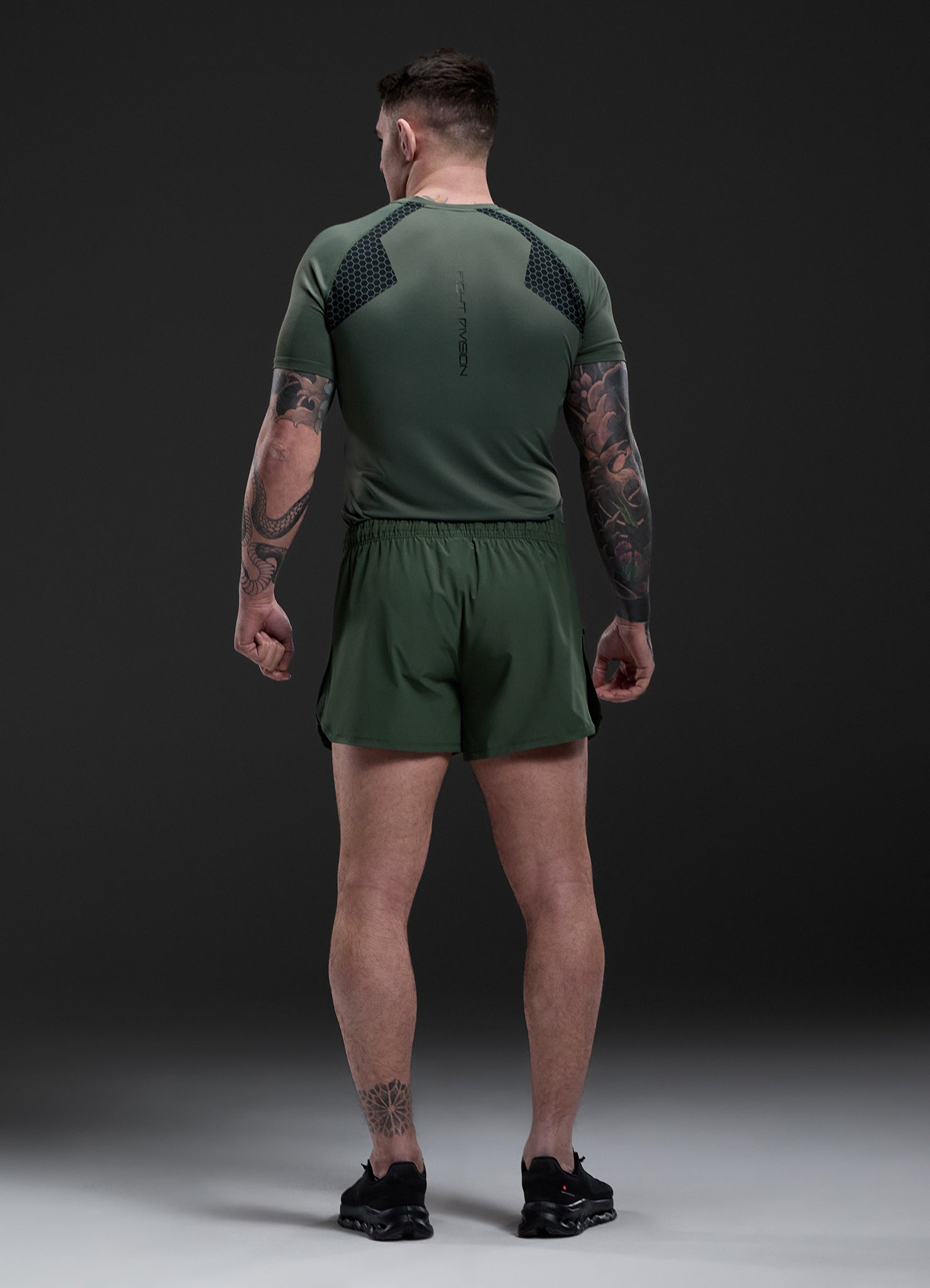 Gym King Fight Division Combat 5" Short - Deep Olive