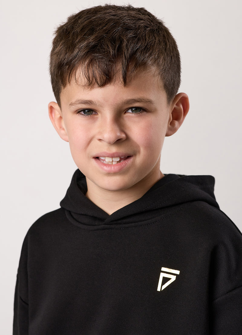 Gym King Kids Fight Division Hood - Black/Gold