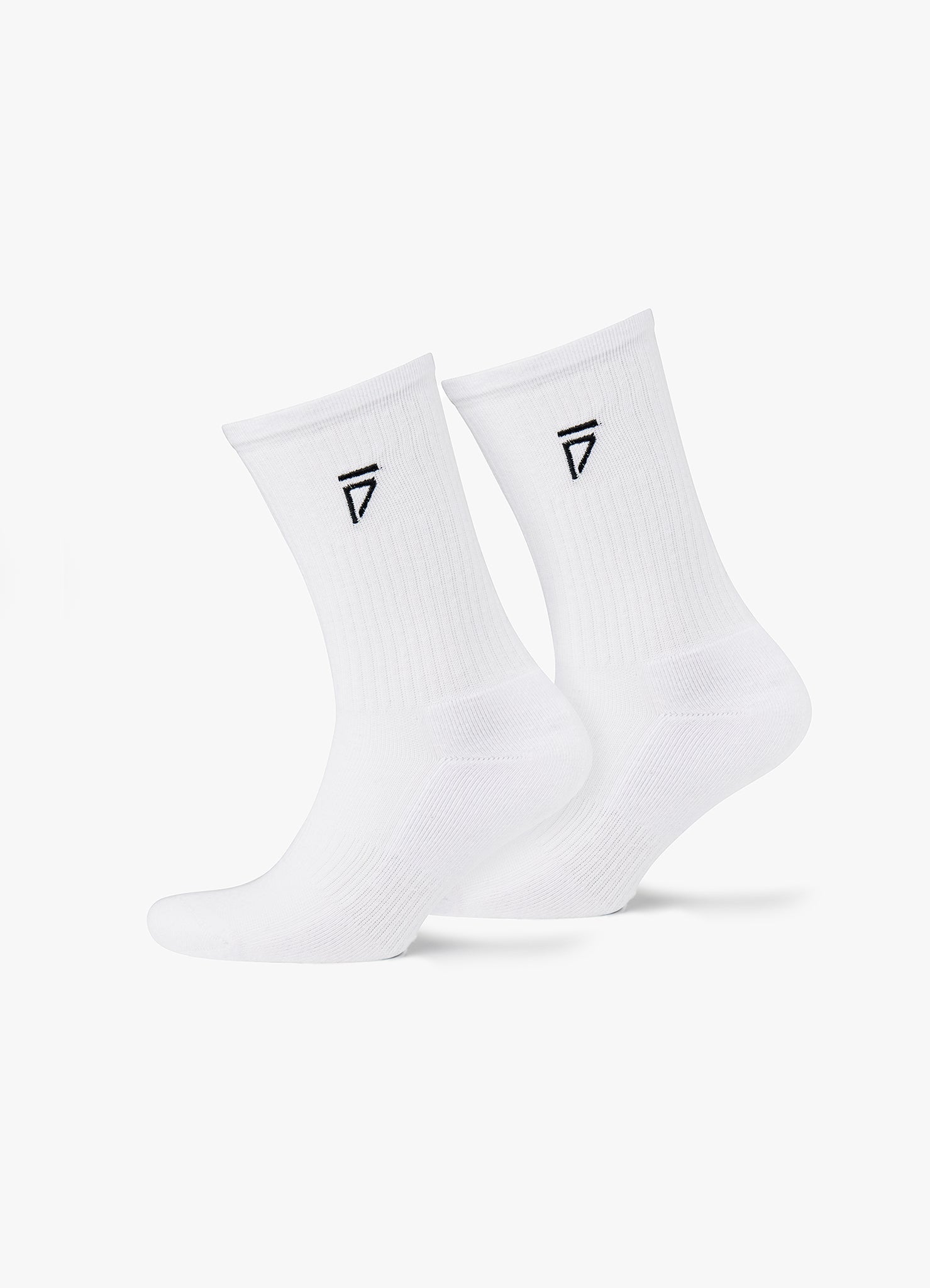 Gym King Fight Division Socks (2Pk) - Black/White