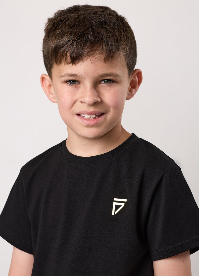 Gym King Kids Fight Division Tee - Black/Gold