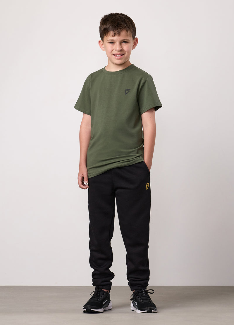 Gym King Kids Fight Division Tee - Deep Olive