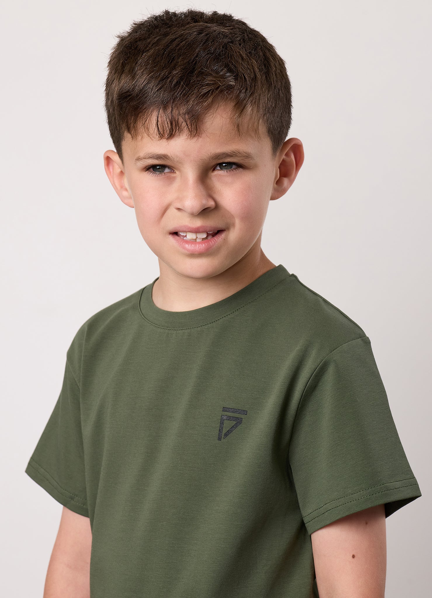 Gym King Kids Fight Division Tee - Deep Olive