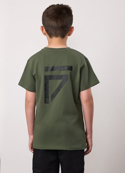 Gym King Kids Fight Division Tee - Deep Olive