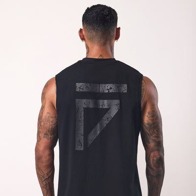 Gym King Fight Division Tank - Black/Black