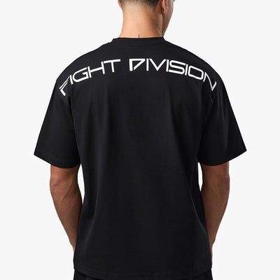 Gym King Fight Division Large Arch Tee - Black