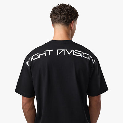 Gym King Fight Division Large Arch T-Shirt - Black