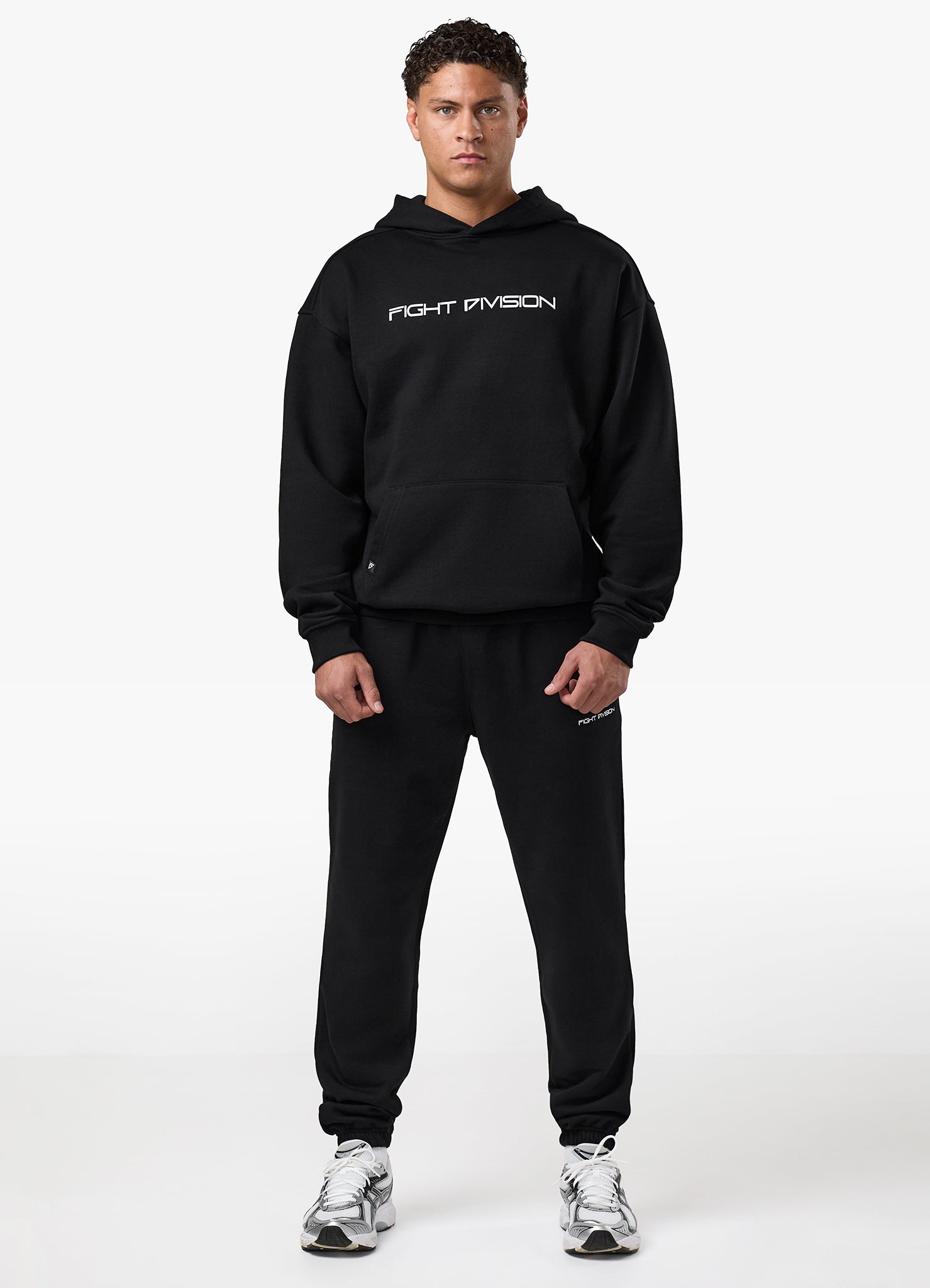 Gym King Fight Division Essential Tracksuit - Black