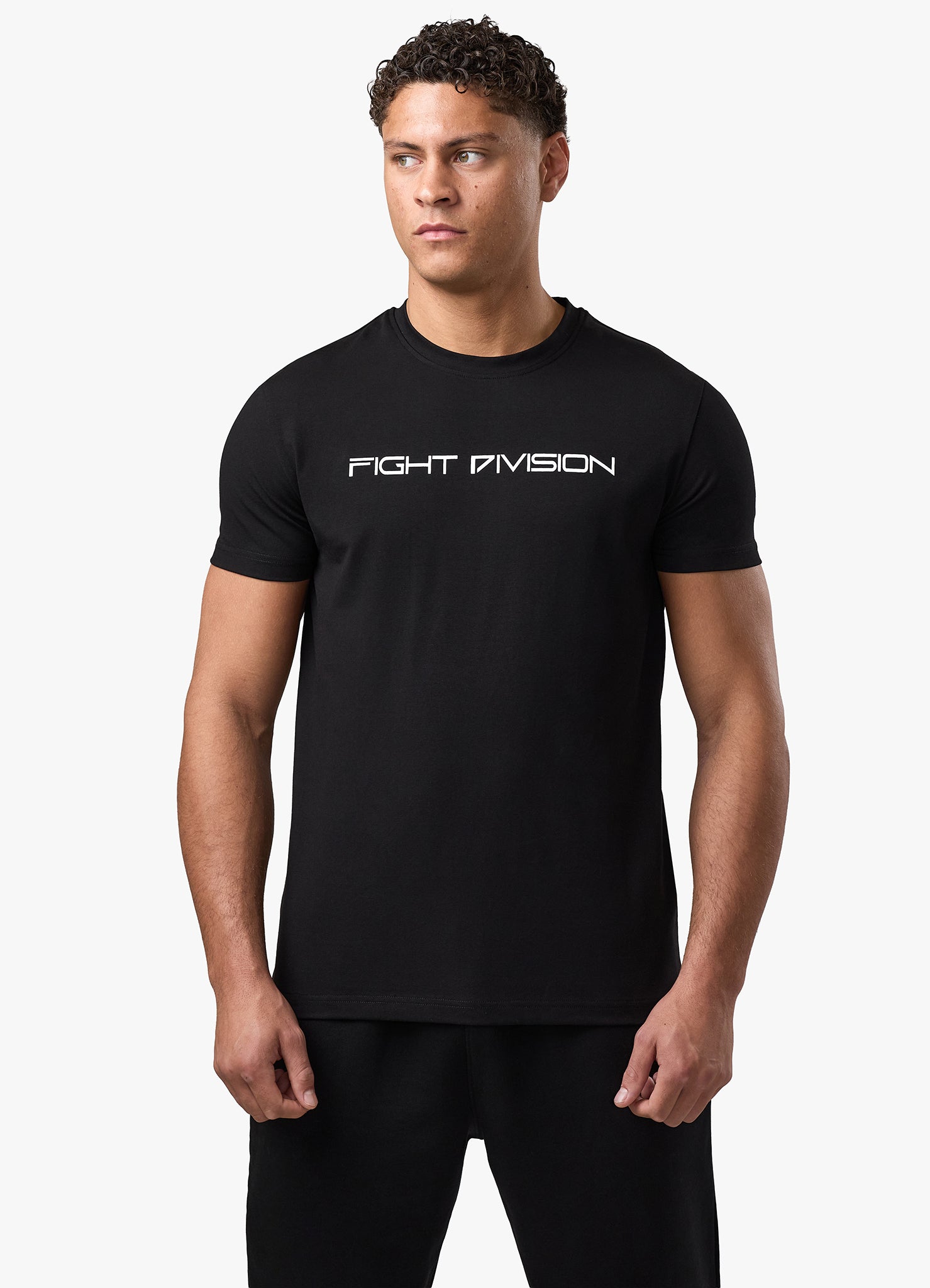 Gym King Fight Division Essential Tee - Black