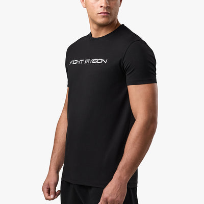 Gym King Fight Division Essential Tee - Black