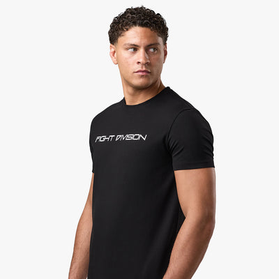 Gym King Fight Division Essential T-Shirt - Black