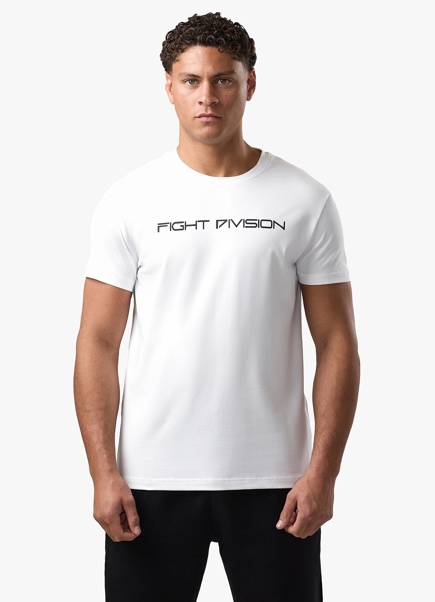 Gym King Fight Division Essential Tee - White