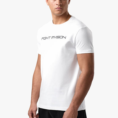 Gym King Fight Division Essential Tee - White