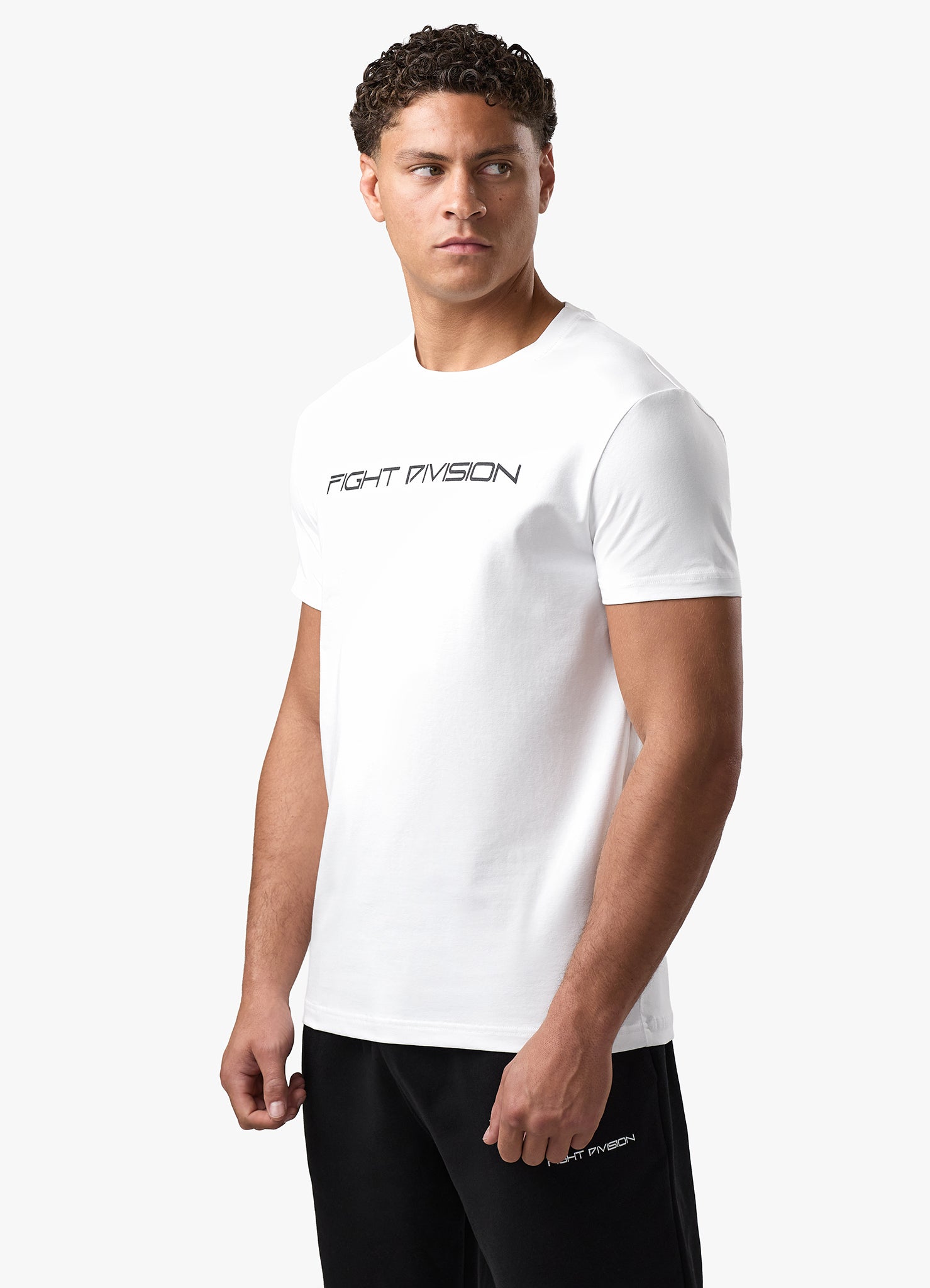 Gym King Fight Division Essential Tee - White