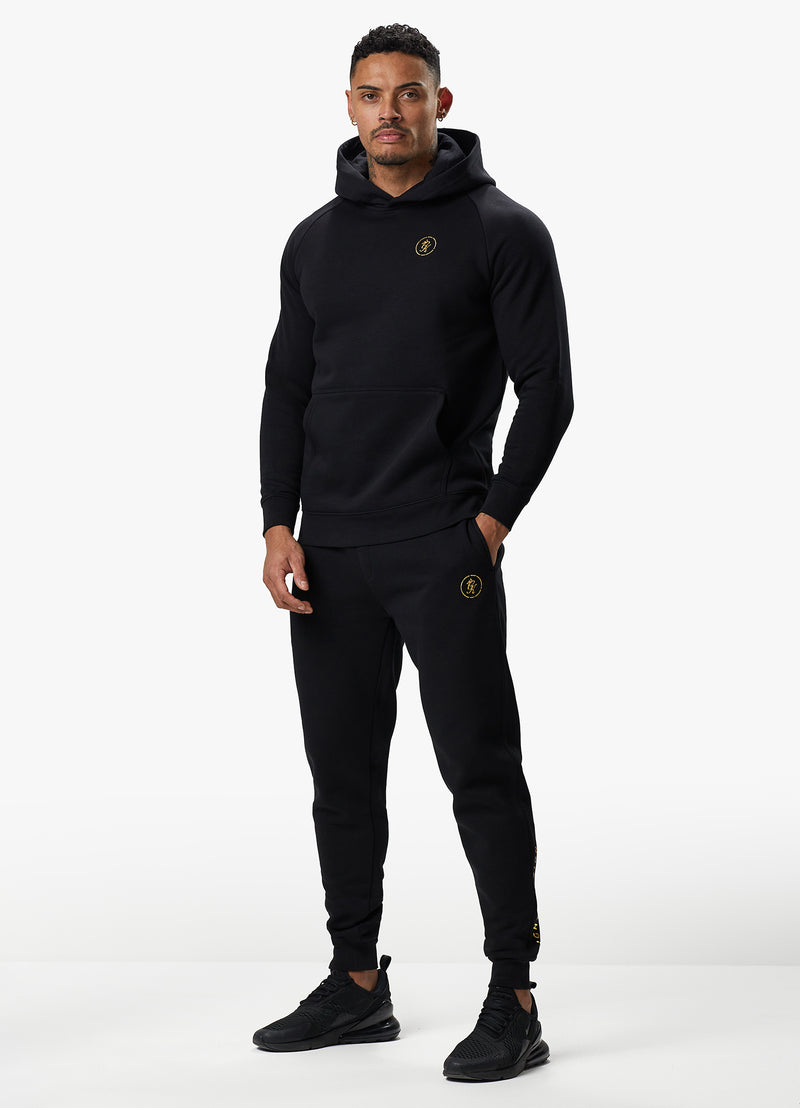 Gym King Fight Division Fleece Jogger - Black/Gold