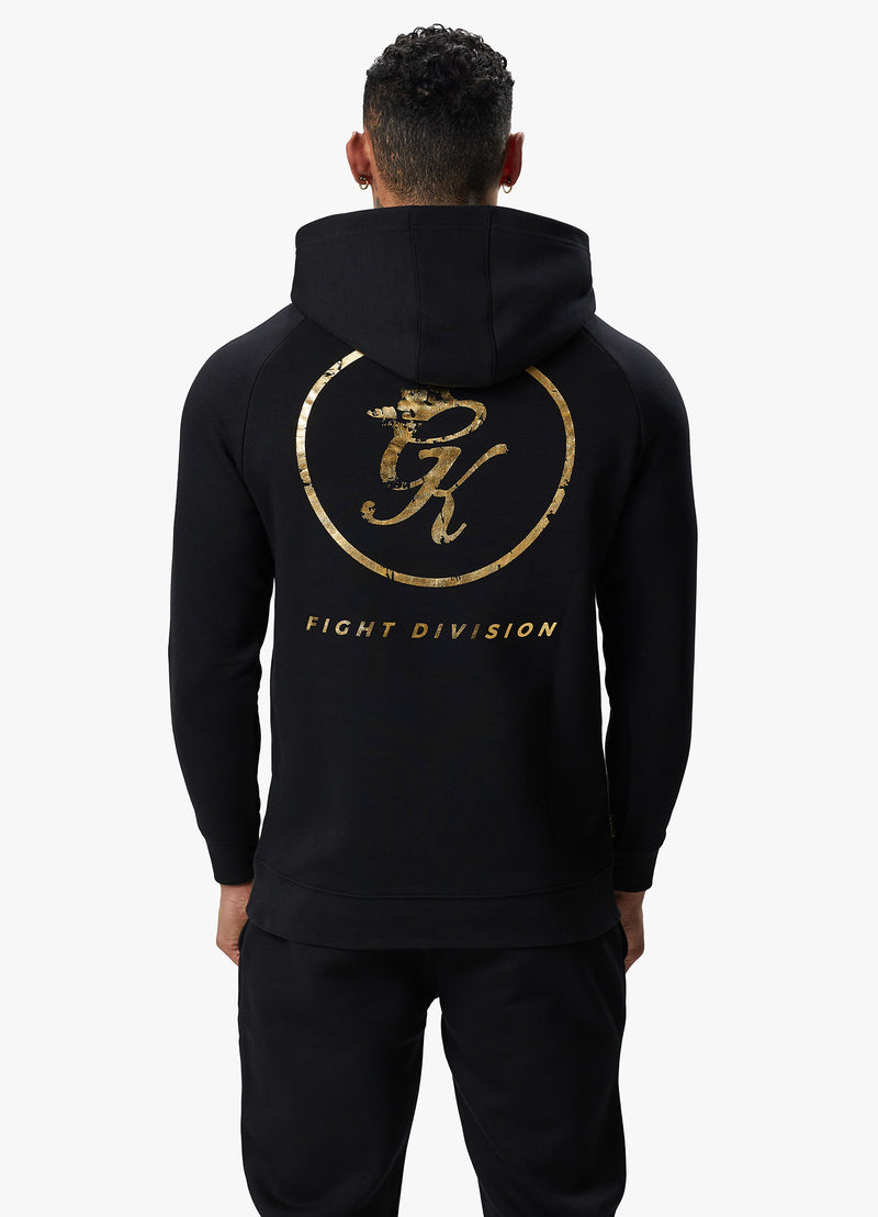 Gym King Fight Division Hood - Black/Gold