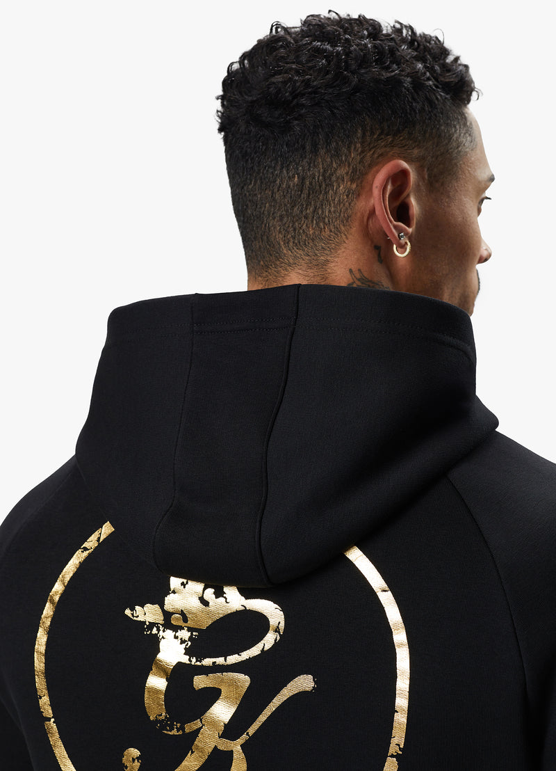 Gym King Fight Division Hood - Black/Gold