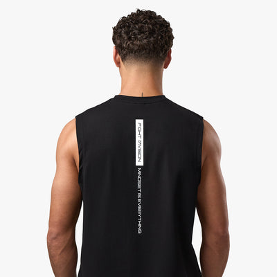 Gym King Fight Division Mindset Tank - Black