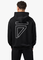 Gym King Fight Division Outline Hoodie - Black thumbnail