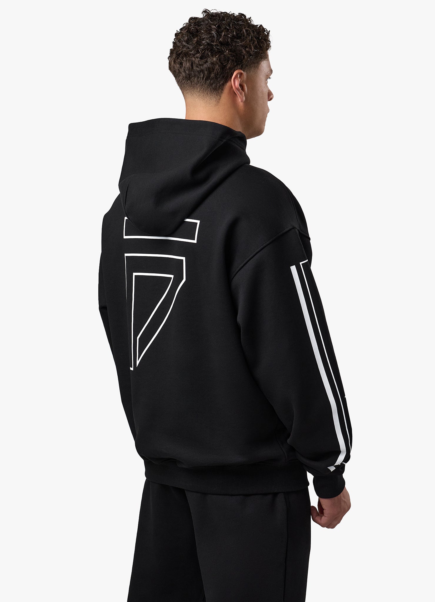 Gym King Fight Division Outline Tracksuit - Black