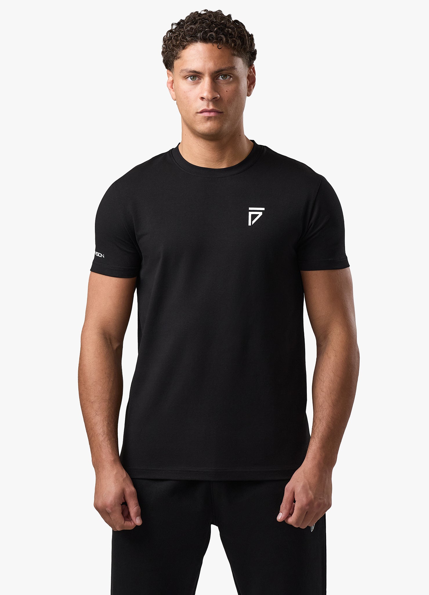 Gym King Fight Division Split Tee - Black