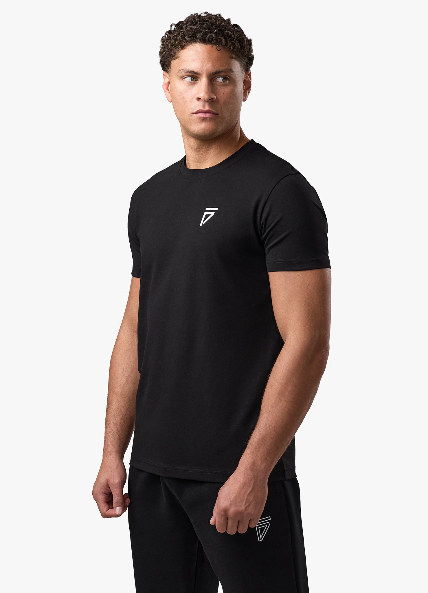Gym King Fight Division Split Tee - Black