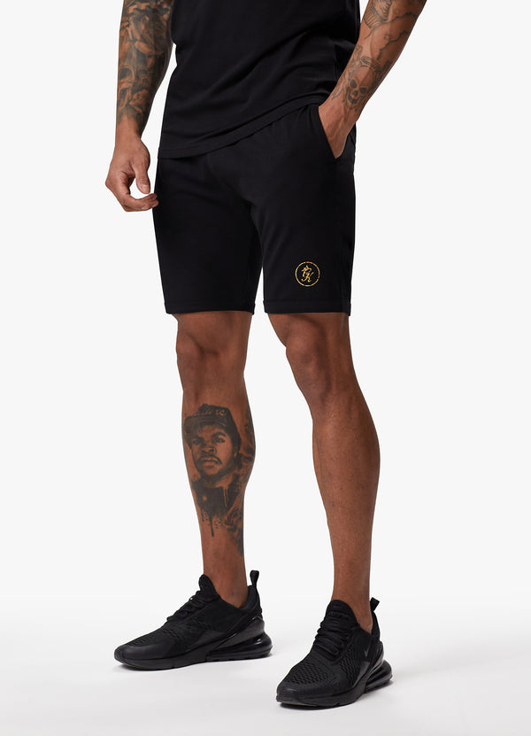 Gym King Fight Division Short - Black/Gold