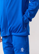 Gym King Kids Lightweight Poly Full Zip and Shorts - Sonic Blue