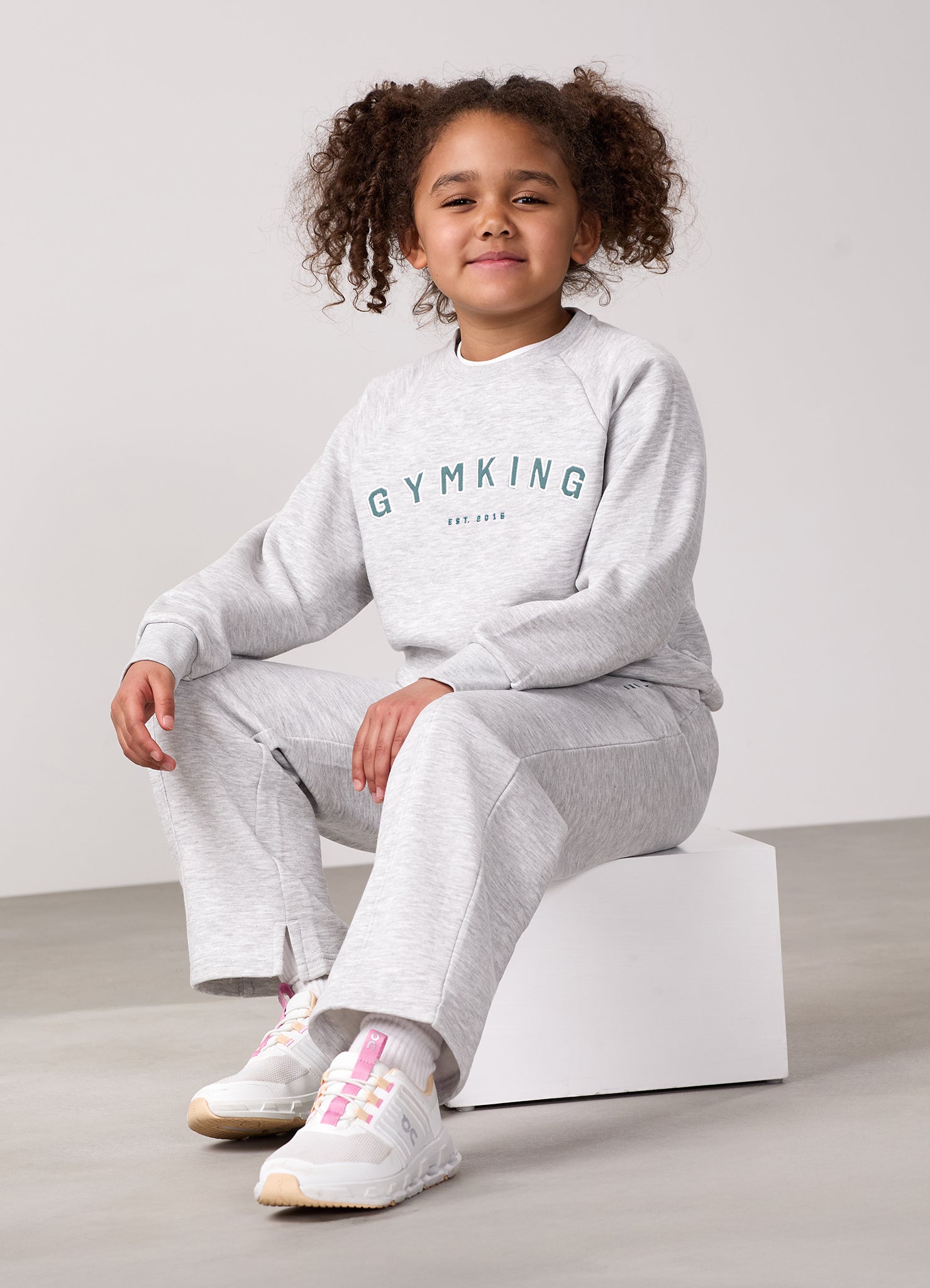 Gym King Kids Shadow Crew - Snow Marl