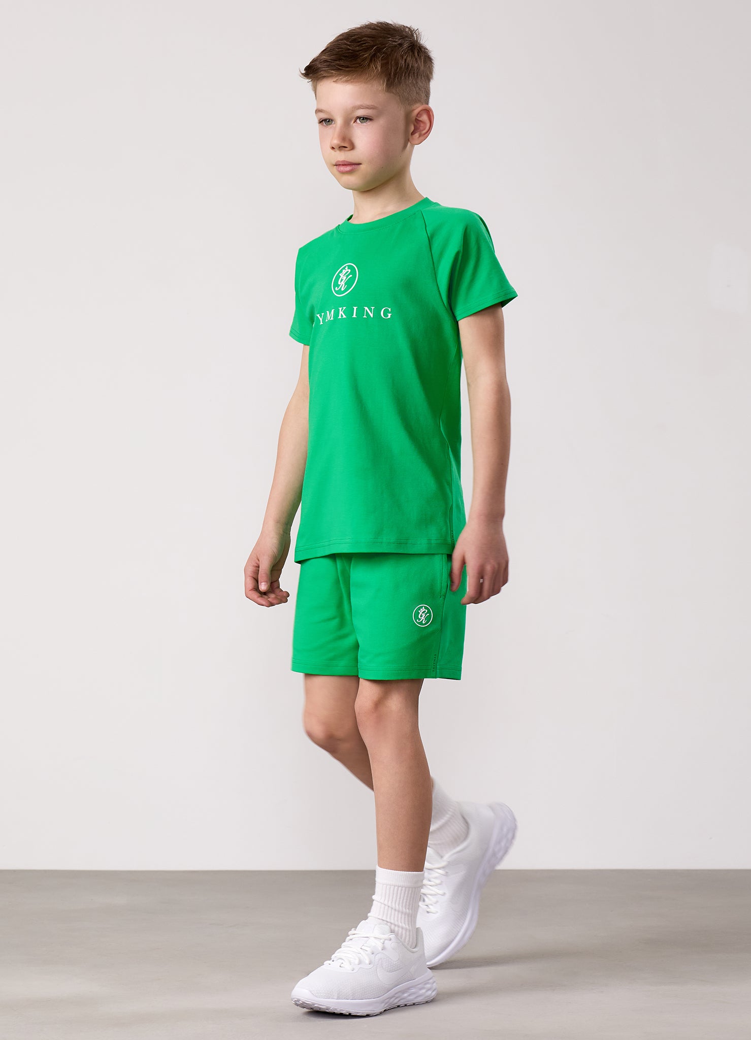 Gym King Kids Pro Short - Apple Green