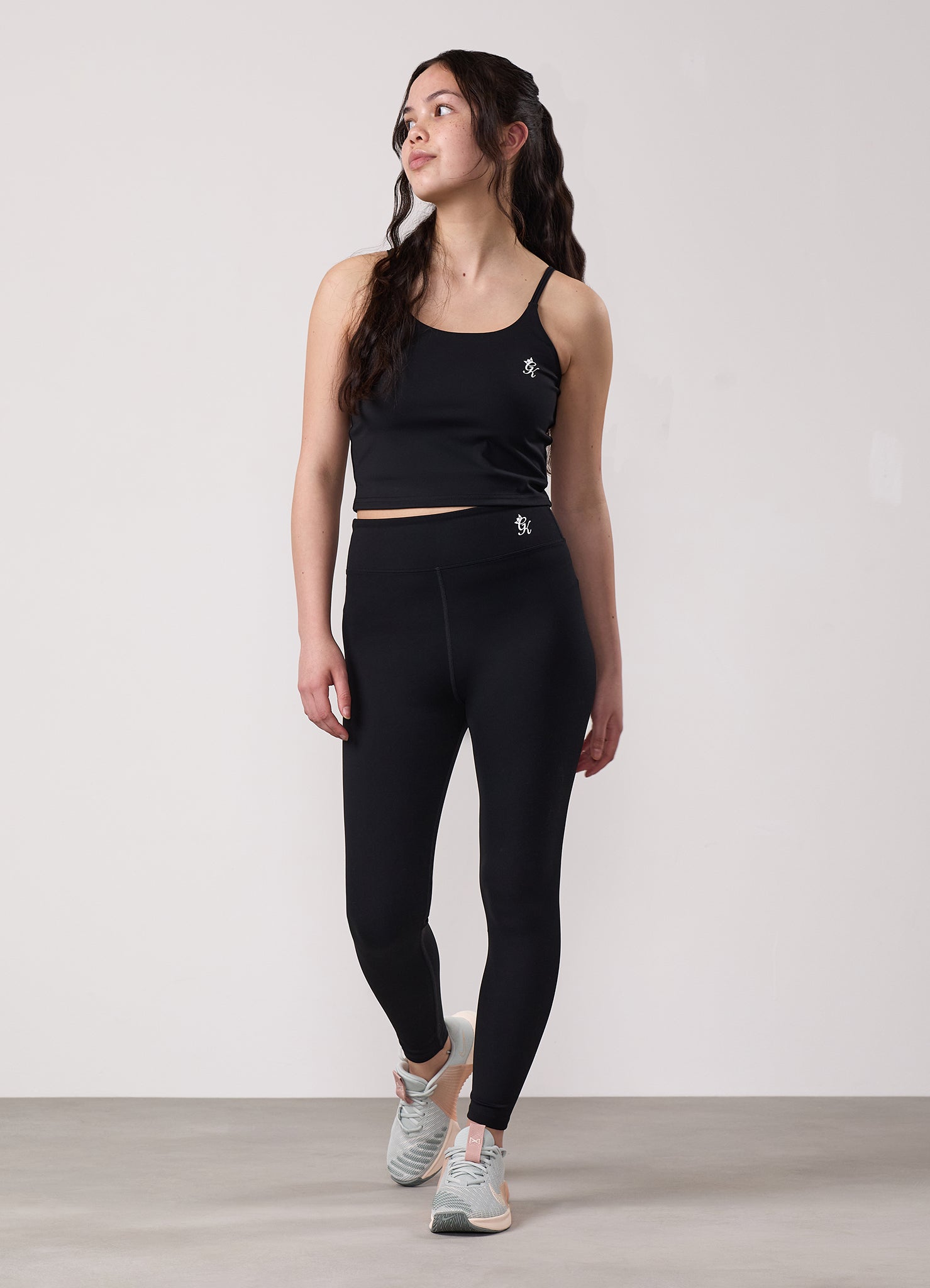 Gym King Kids 365 Long Line Tank - Black