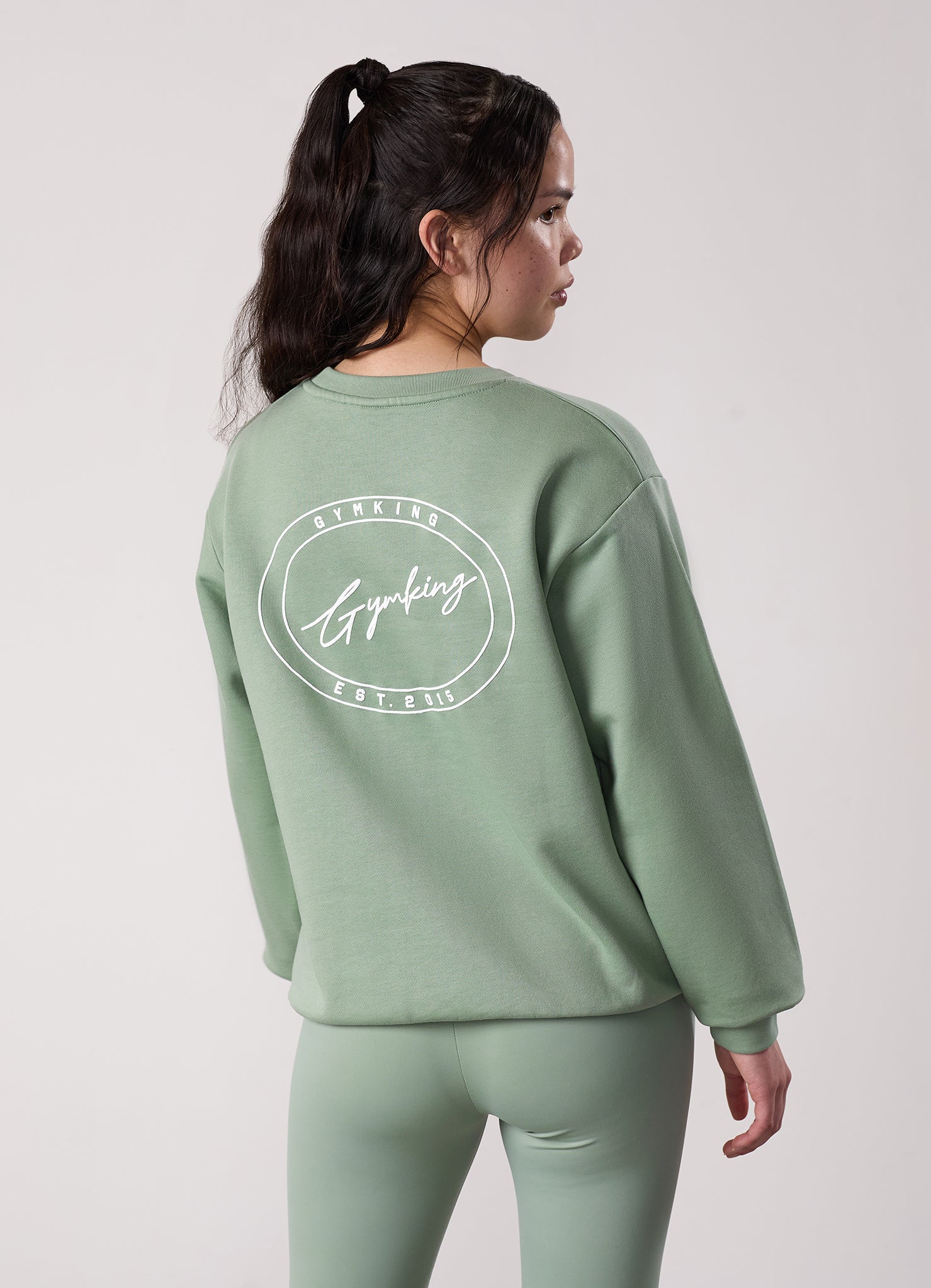 Gym King Kids Origin Sweatshirt - Soft Sage