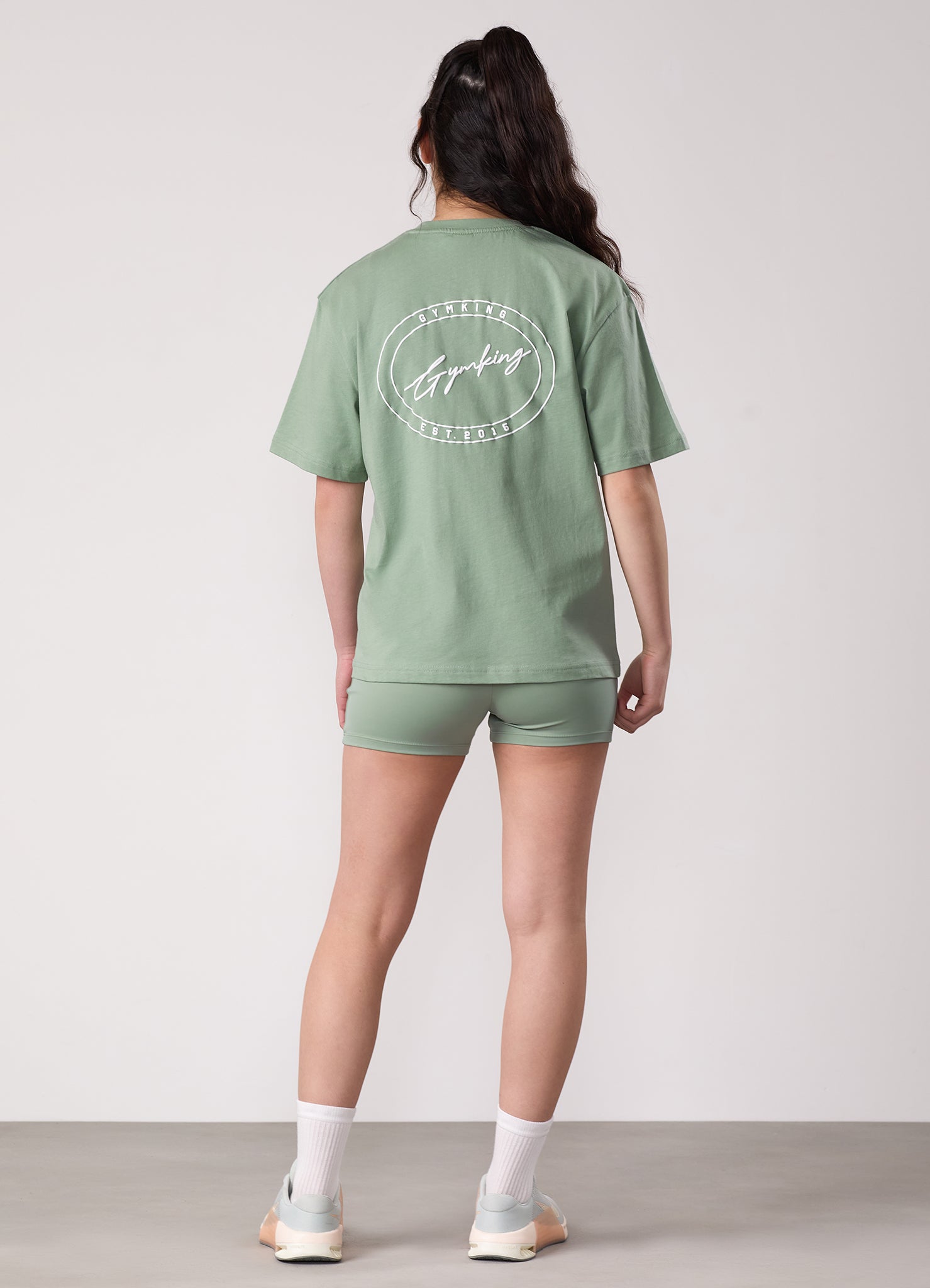 Gym King Kids Origin Boyfriend Tee - Soft Sage