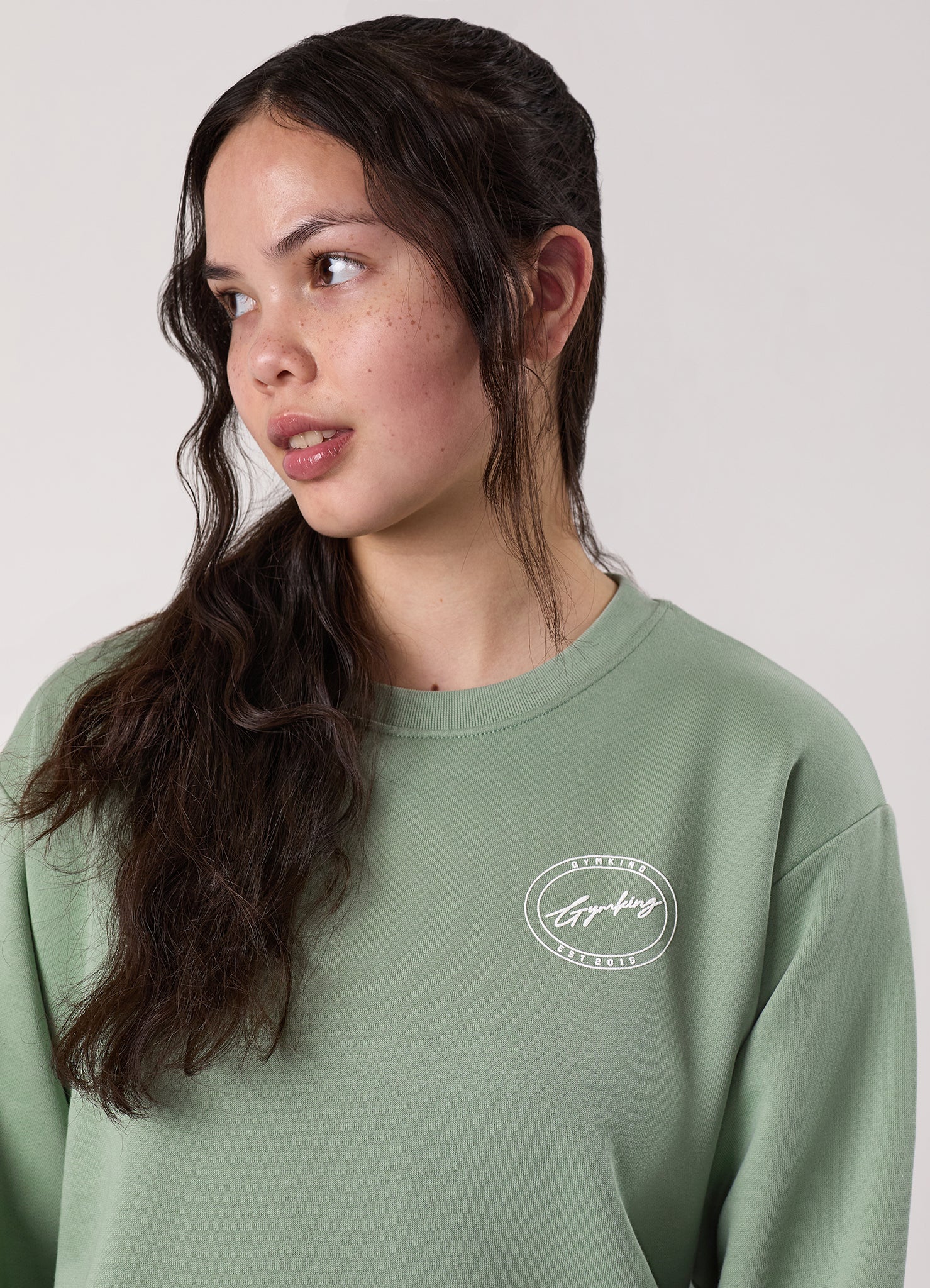 Gym King Kids Origin Sweatshirt - Soft Sage