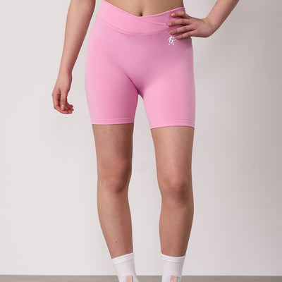 Gym King Kids Transform Seamless 4.5" Short - Candy Pink