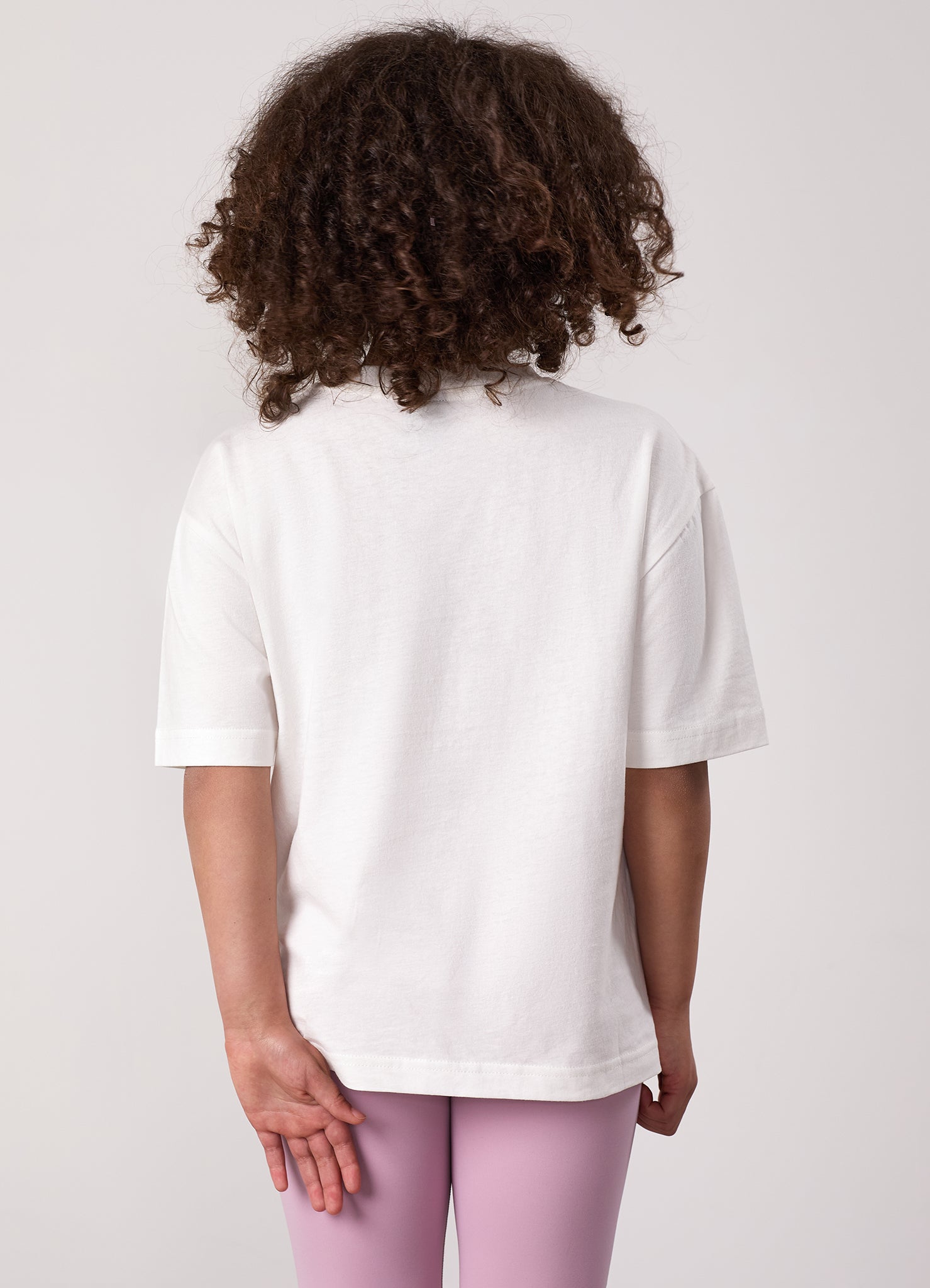 Gym King Kids Shadow Boyfriend Tee - Cream