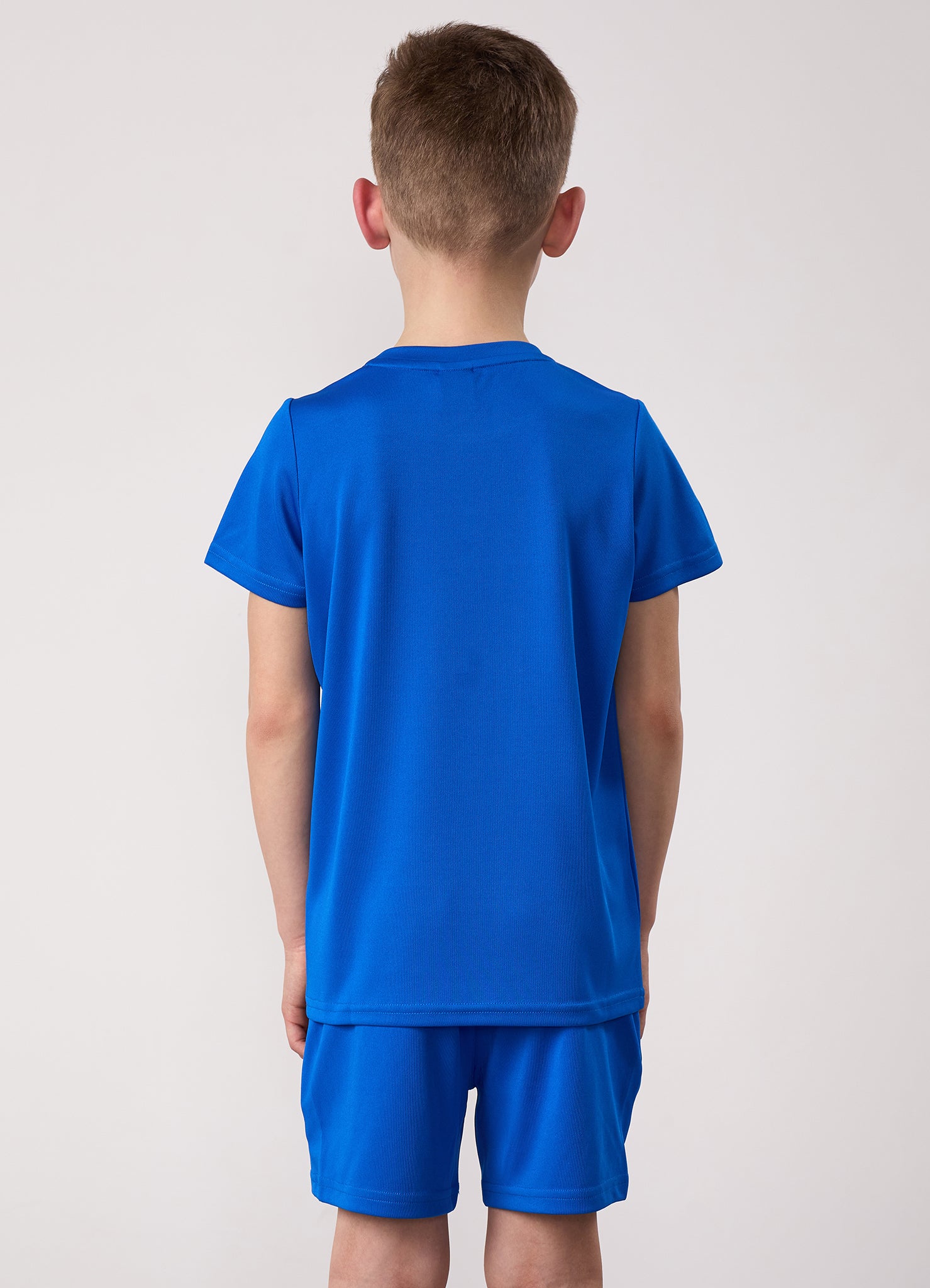 Gym King Kids Lightweight Poly Tee - Sonic Blue