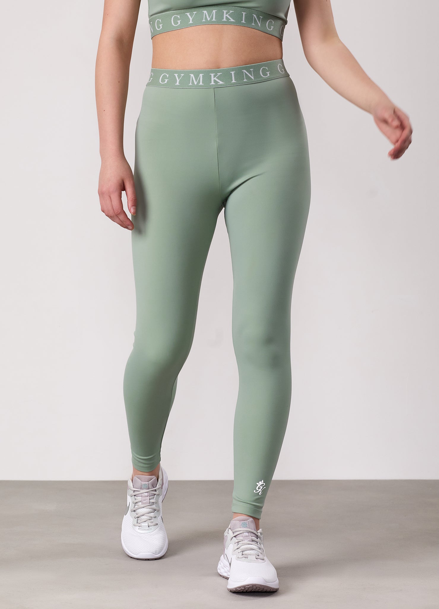 Gym King Kids Impact Legging - Soft Sage