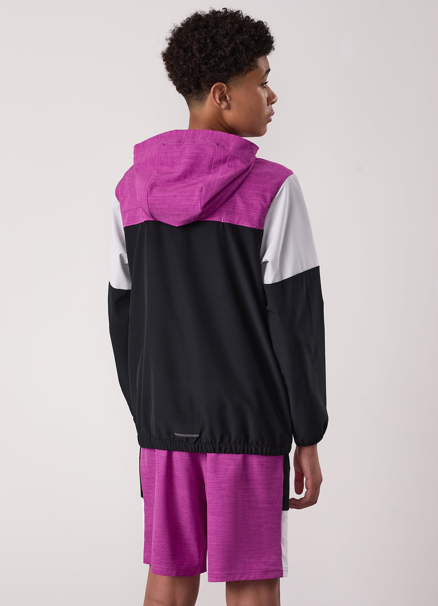 Gym King Kids Vision Tracksuit Top - Orchid/Dark Grey