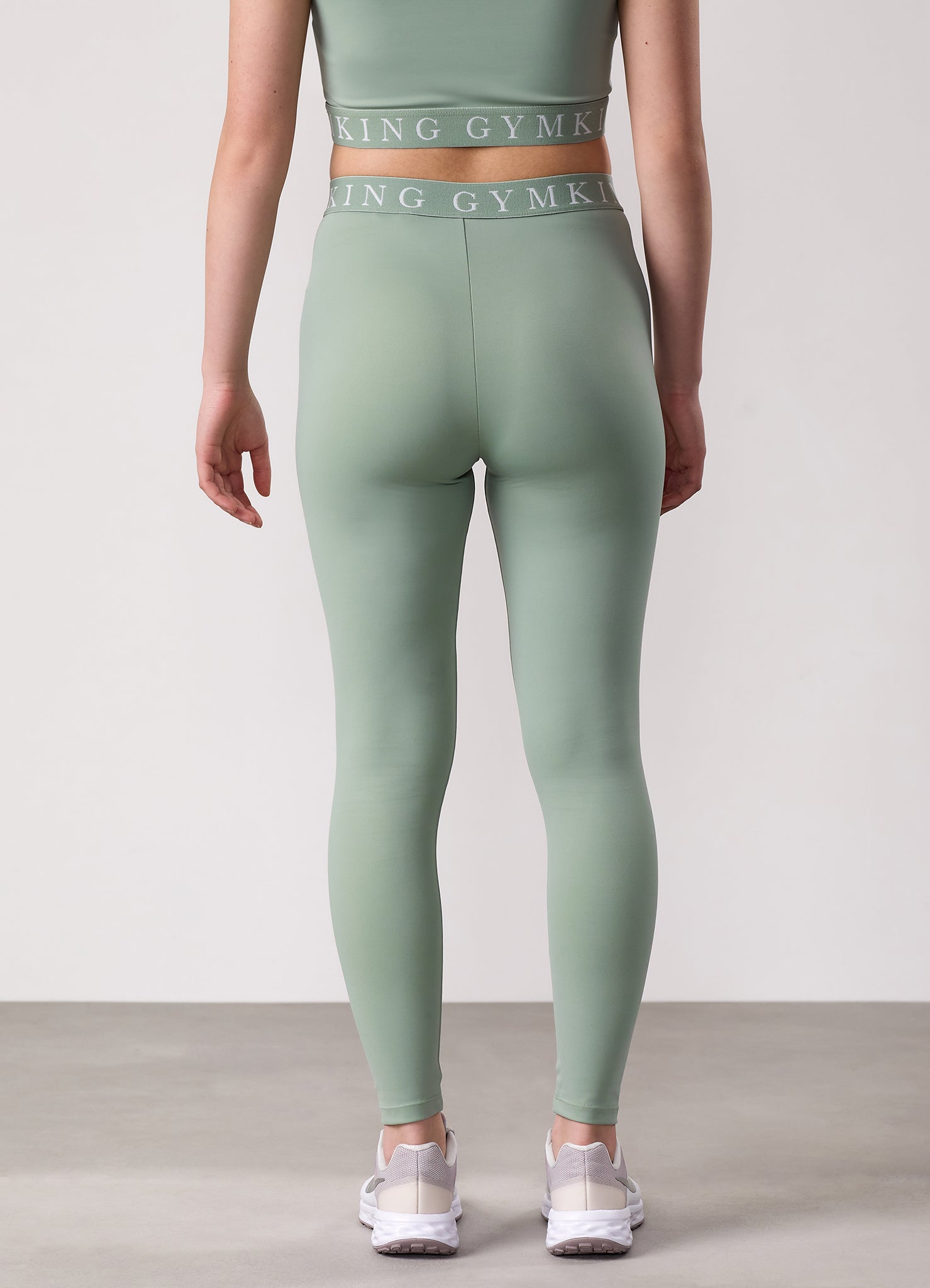 Gym King Kids Impact Legging - Soft Sage